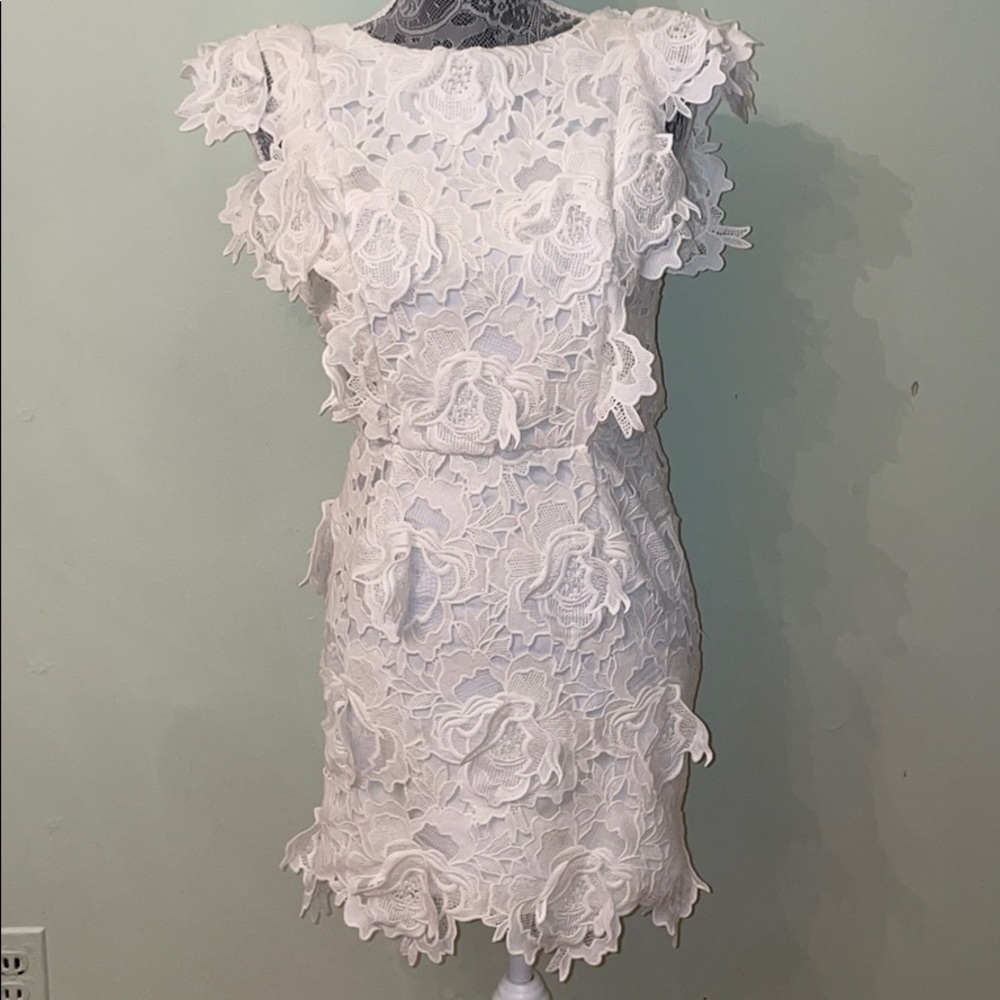 White flower dress